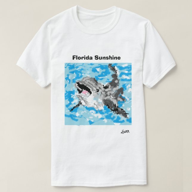 T-shirt : Dauphin en train de jouer (Design devant)
