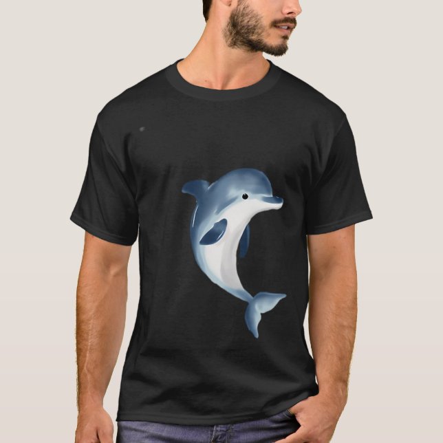 T-shirt Dauphin mignon (Devant)