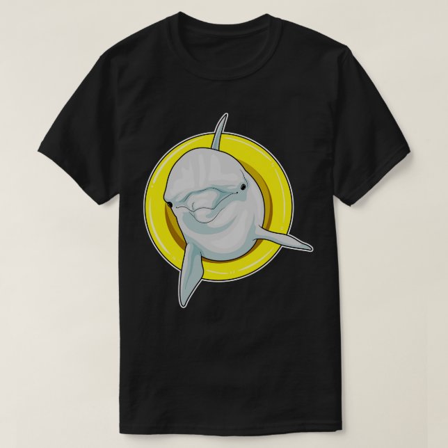 T-shirt Dauphin natation Lifebuoy (Design devant)