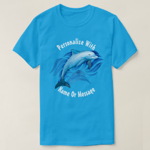 T-shirt Dauphin océanique PERSONNALISÉ