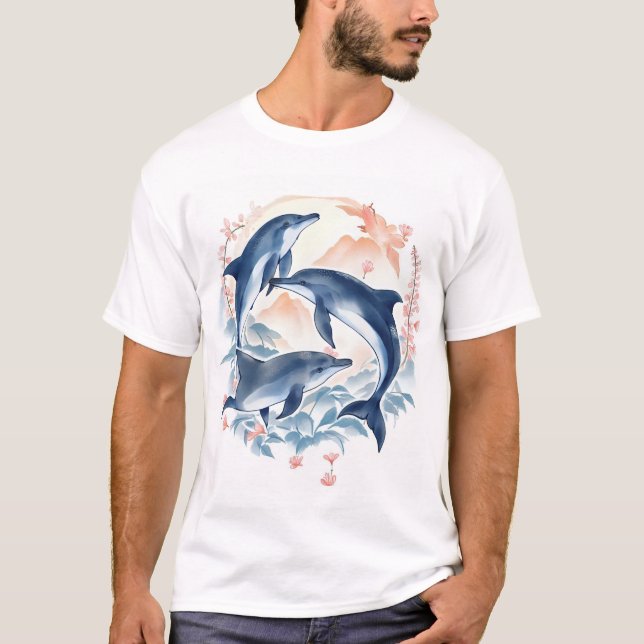 T-shirt dauphins (Devant)