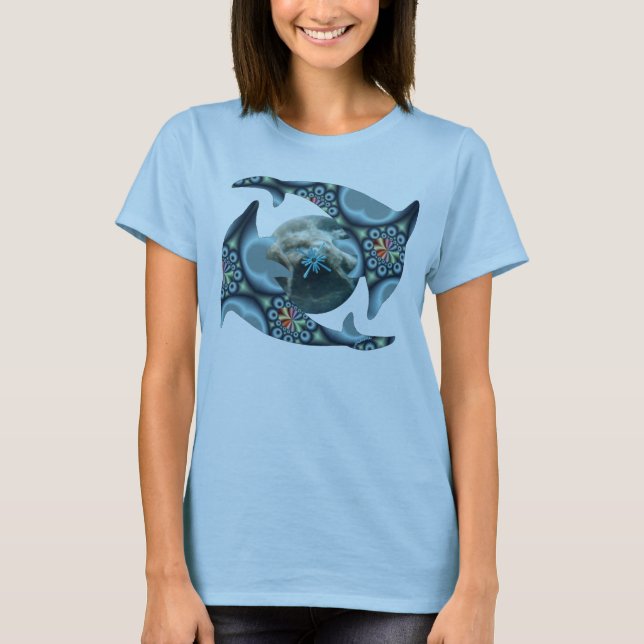 T-shirt Dauphins chez Dione (Devant)