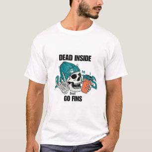 T-shirt Dauphins de football des dauphins de Miami
