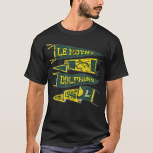 T-shirt Dauphins de Le Moyne College en détresse