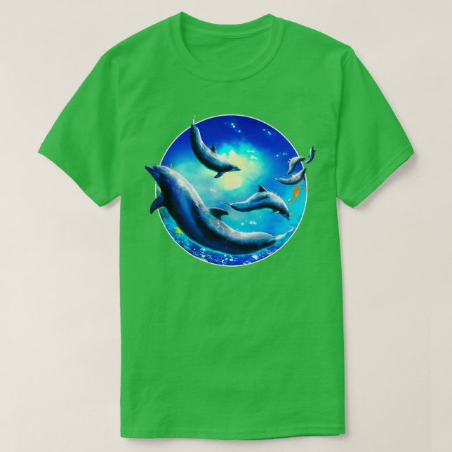 T-shirt Dauphins sous-marins 3 (Design devant)