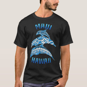 T-shirt Dauphins tribaux de vacances de Maui Hawaii