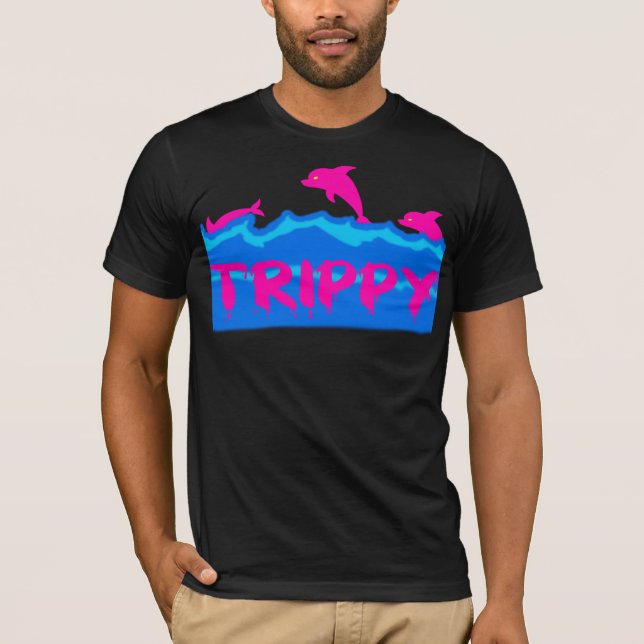 T-shirt Dauphins Trippy (Devant)