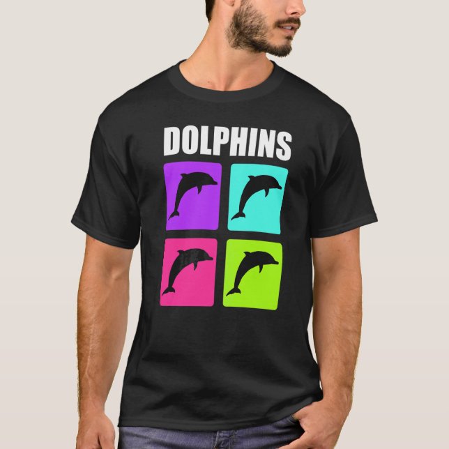 T-shirt Dauphins vintages (Devant)
