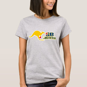 T-shirt d'Australia boxing kangaroo