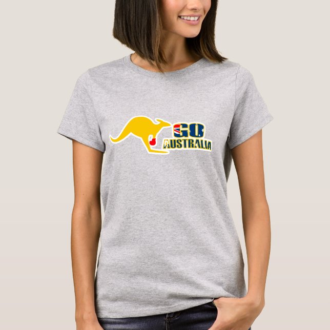 T-shirt d'Australia boxing kangaroo (Devant)