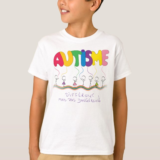 T-shirt D'autisme traitant de Chandail (Devant)
