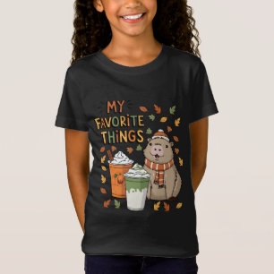 T-shirt d'automne Capybara