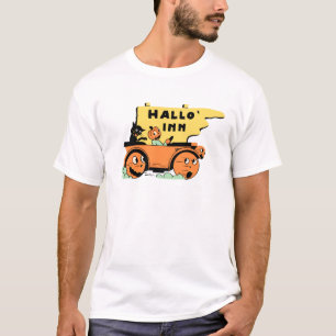 T-shirt d'automobile de Halloween des années 1930