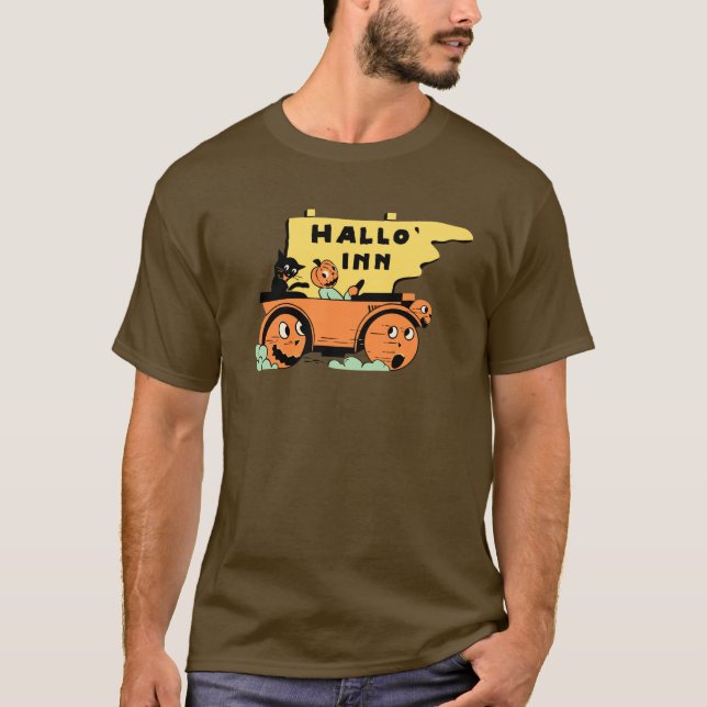 T-shirt d'automobile de Halloween des années 1930 (Devant)