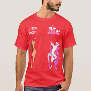 T-shirt D'autres patrons Me Tee Unicorn Boss Funny Gift Id
