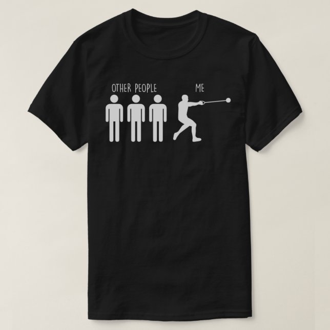T-shirt D'autres personnes pendant que je fais Marmer lanc (Design devant)