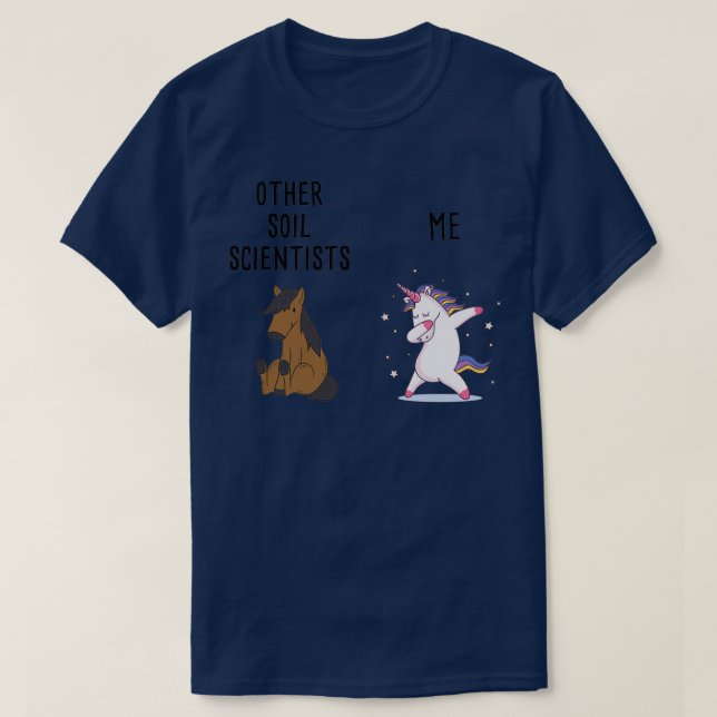T-shirt D'autres scientifiques du sol contre moi (Design devant)