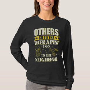 T-shirt D'Autres Vont Chez Le Thérapiste Que Je Vais Chez