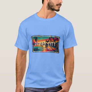 T-shirt Davao Cityropical Rétro
