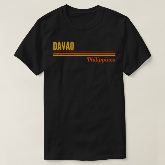 T-shirt Davao Philippines  (Design devant)