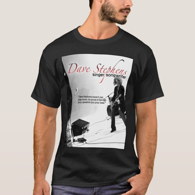 T-shirt Dave Stephens - chanteur/compositeur (Devant)