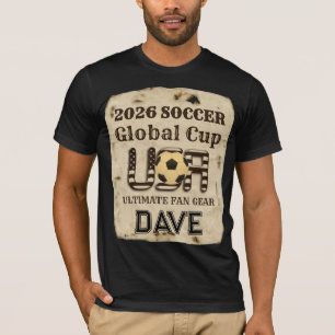 T-shirt Dave USA Soccer : Coupe du Monde 2026 Vintage 10