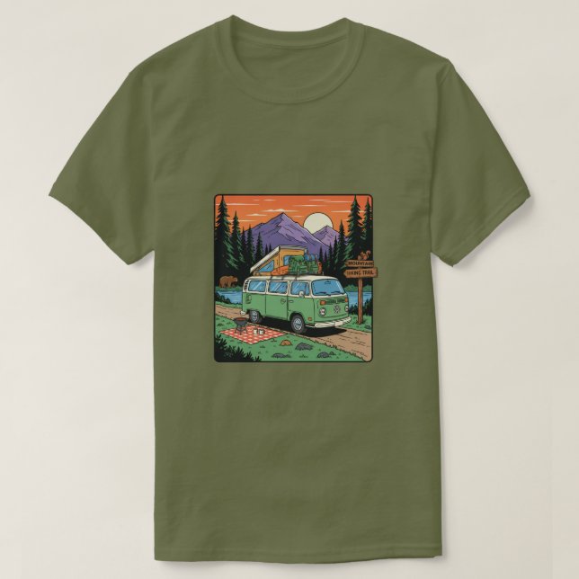 T-Shirt d'Aventure Équipement de Survie Extrême en (Design devant)