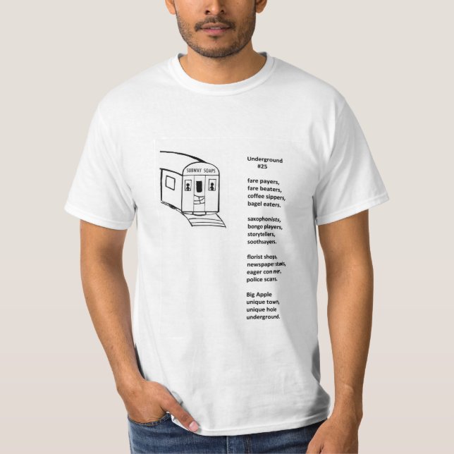 T-shirt d'aventure pour les visites de métro (Devant)