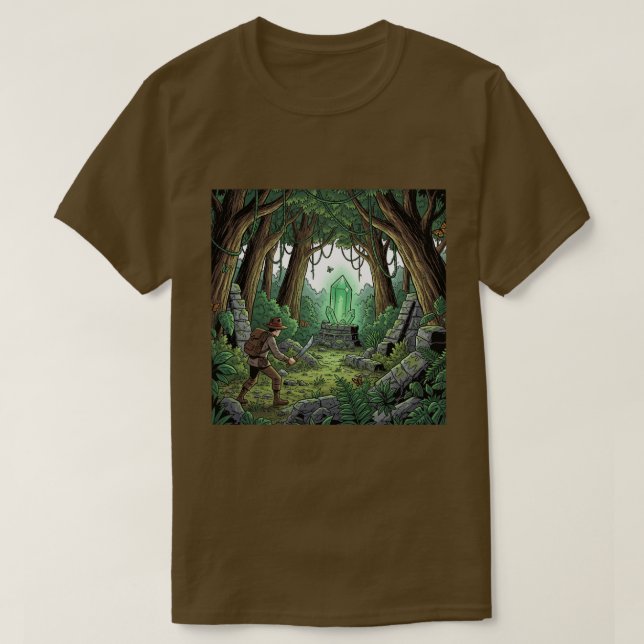 T-Shirt d'Aventure sur le Sentier de la Forêt d'Ex (Design devant)