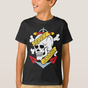 T-shirt Davey Jones Tattoo
