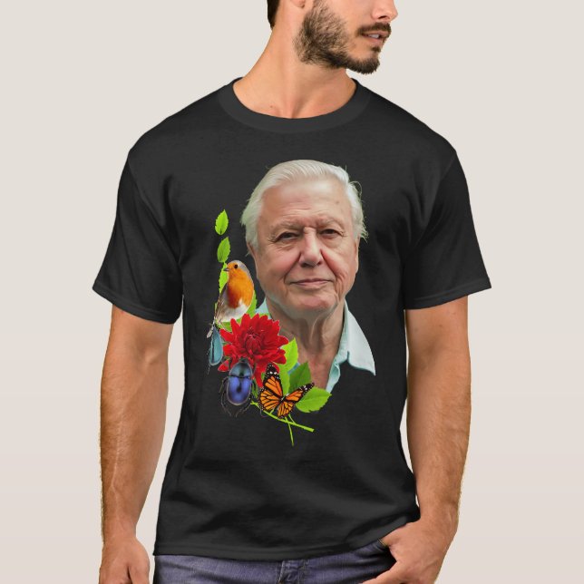 T-shirt David Attenborough (Devant)