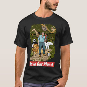 T-shirt David Attenborough - Sauvez notre planète
