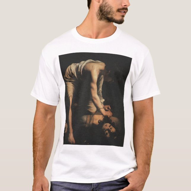 T-shirt David avec la tête de Goliath (Devant)