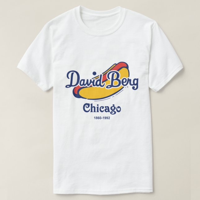 T-shirt David Berg & Company, Chicago, IL 1860-1992 (Design devant)