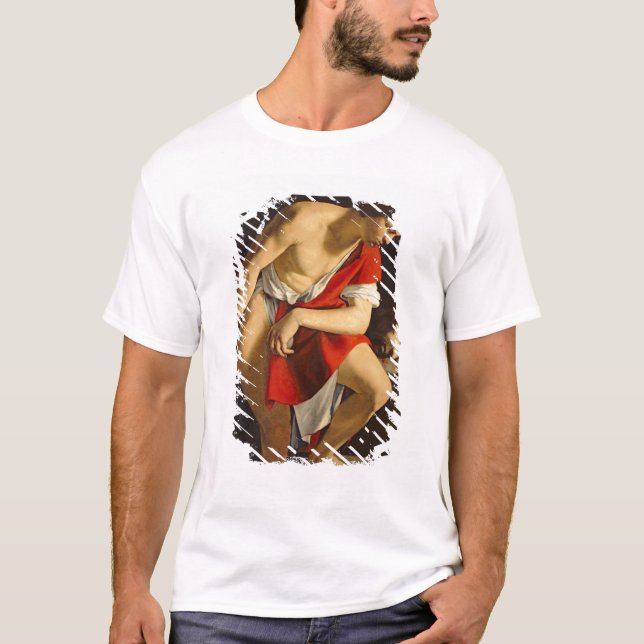 T-shirt David contemplant la tête de Goliath (Devant)