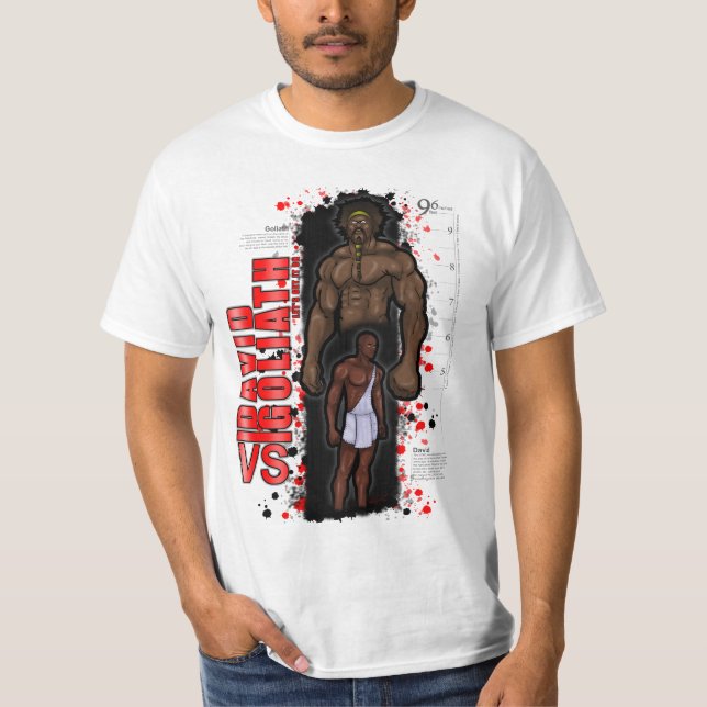 T-shirt David contre Goliath (Devant)
