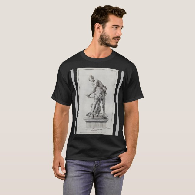 T-shirt David de Bernini dans une gravure de Nicolas Dorig (Devant entier)