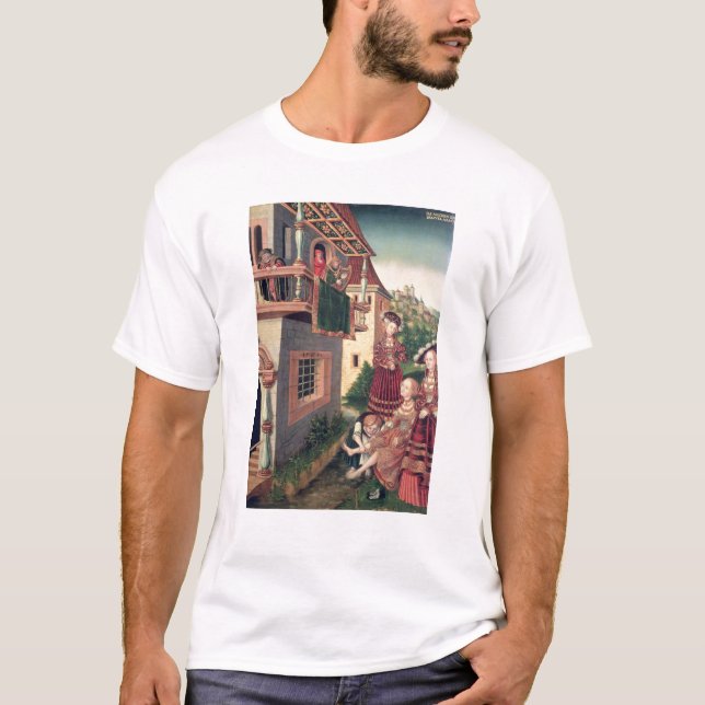 T-shirt David et Bathsheba, 1528 (Devant)