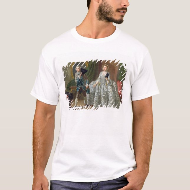 T-shirt David Garrick et Mme Pritchard dans 'le méfiant (Devant)