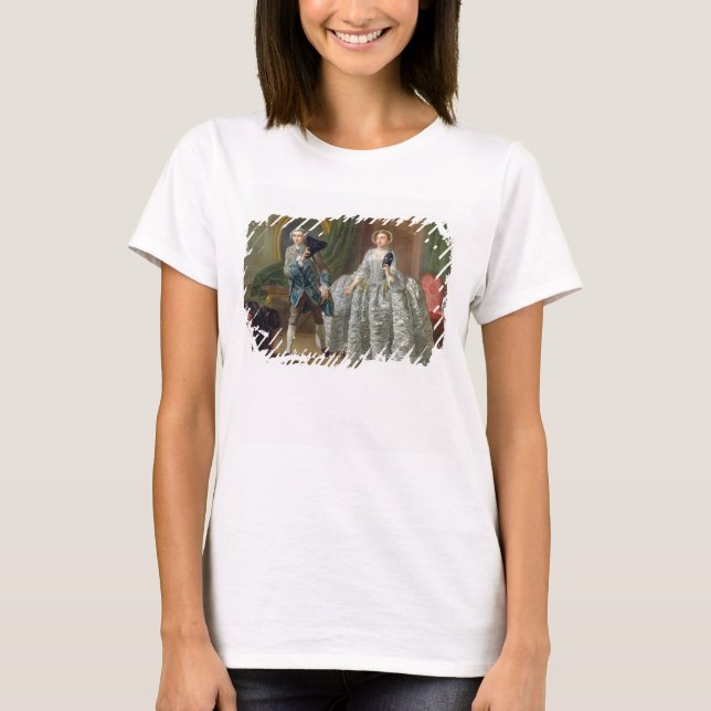 T-shirt David Garrick et Mme Pritchard dans 'le méfiant (Devant)
