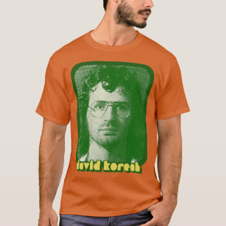 T-shirt David Koresh Retro Style Culte Leader Design