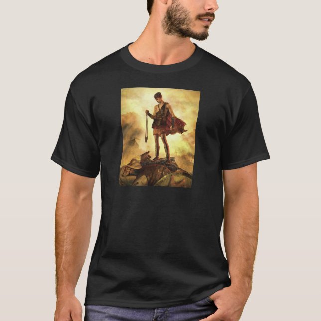 T-shirt David massacre Goliath (Devant)