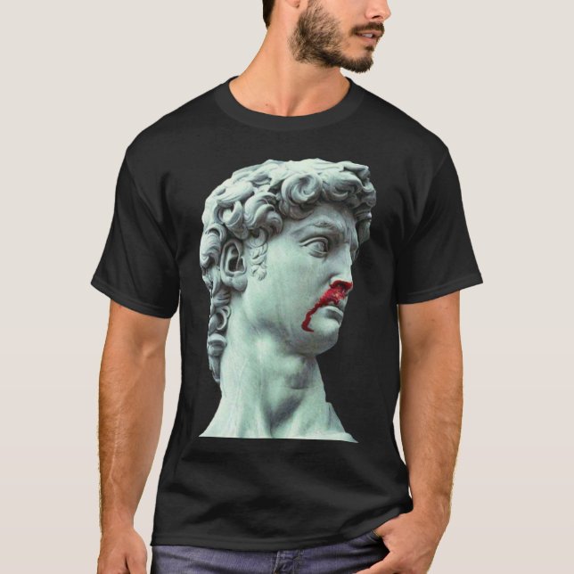T-shirt David Michelangelo Statue Homme s (Devant)
