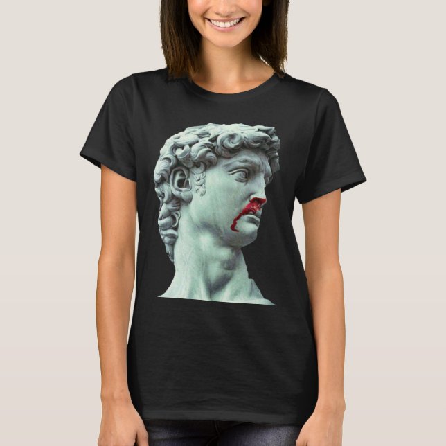 T-shirt David Michelangelo Statue Homme s (Devant)