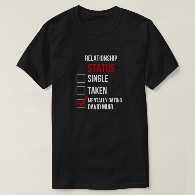 T-shirt David Muir - Relations (Design devant)