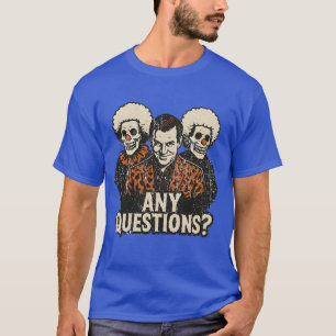 T-shirt David S. Pumpkins - Des questions