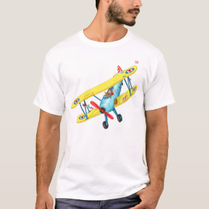 T-shirt d'avion d'enfants