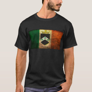 T-shirt Davis Crest Drapeau Irlandais