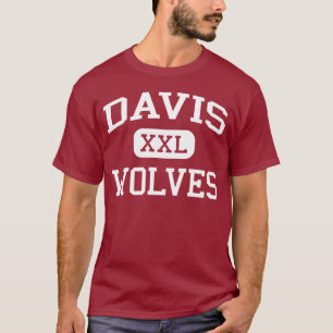 T-shirt Davis - loups - lycée - Davis l'Oklahoma