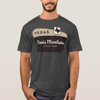 T-shirt Davis Mountains State Park Texas Affiche de bienve